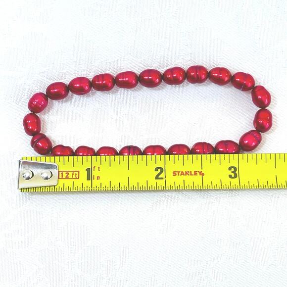 HONORA Sterling Silver Coin Pearl Ladybug EARRINGS BRACELET Stud Cultured Pearls - Picture 8 of 10